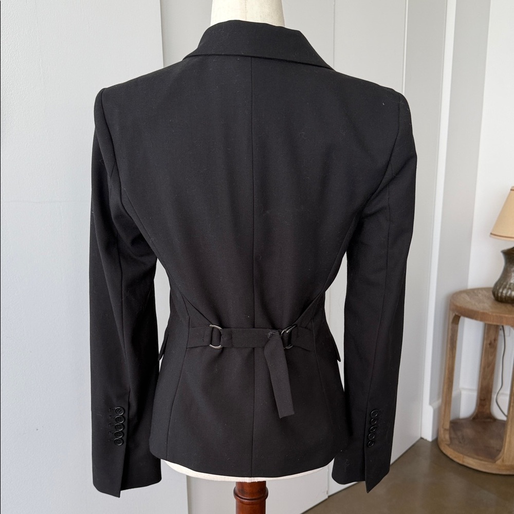 BCBGeneration Black Single-Button Tailored Blazer - image 4